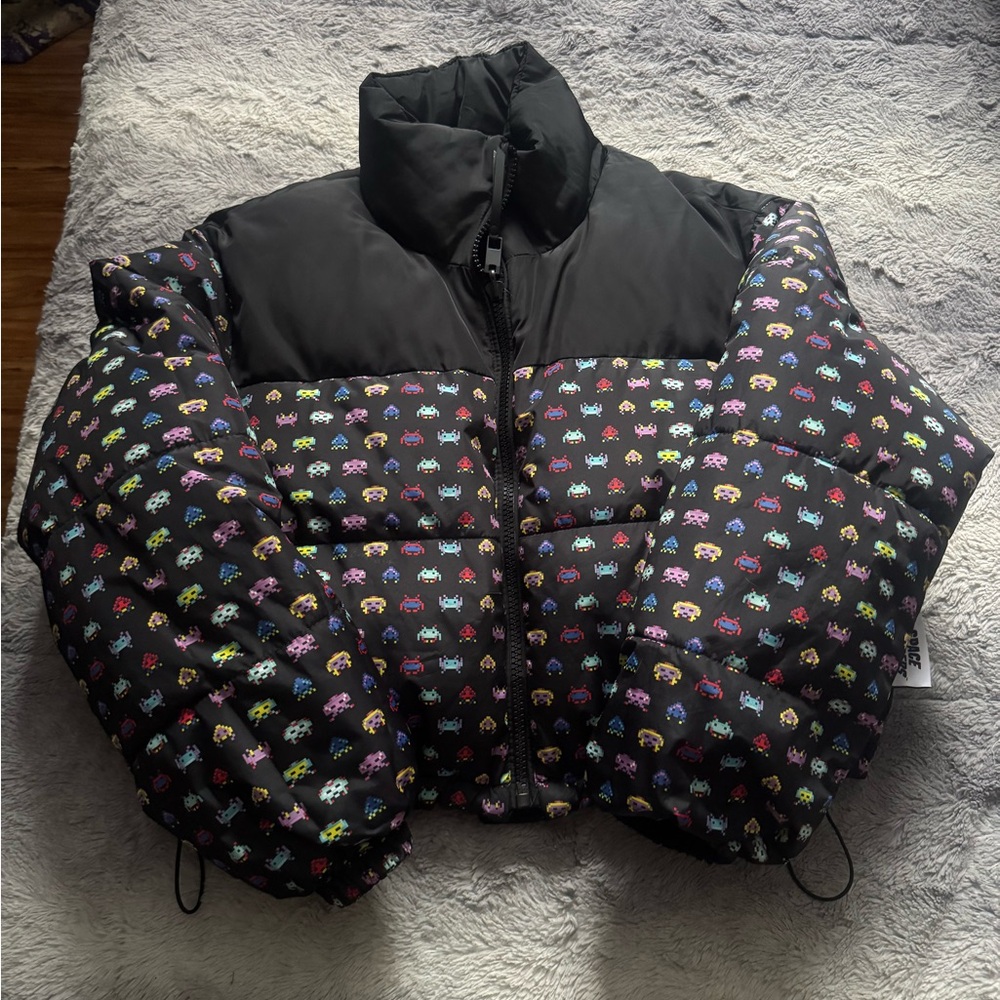 Women’s zara Space Invaders Puffer Jacket